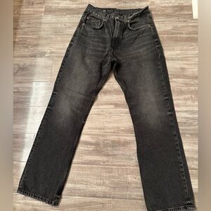 Zara straight leg black jean size 6